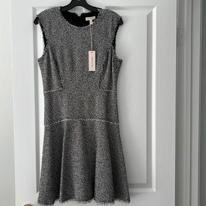 Rebecca Taylor Classic Tweed Sleeveless Mini Dress Size 8 NWT